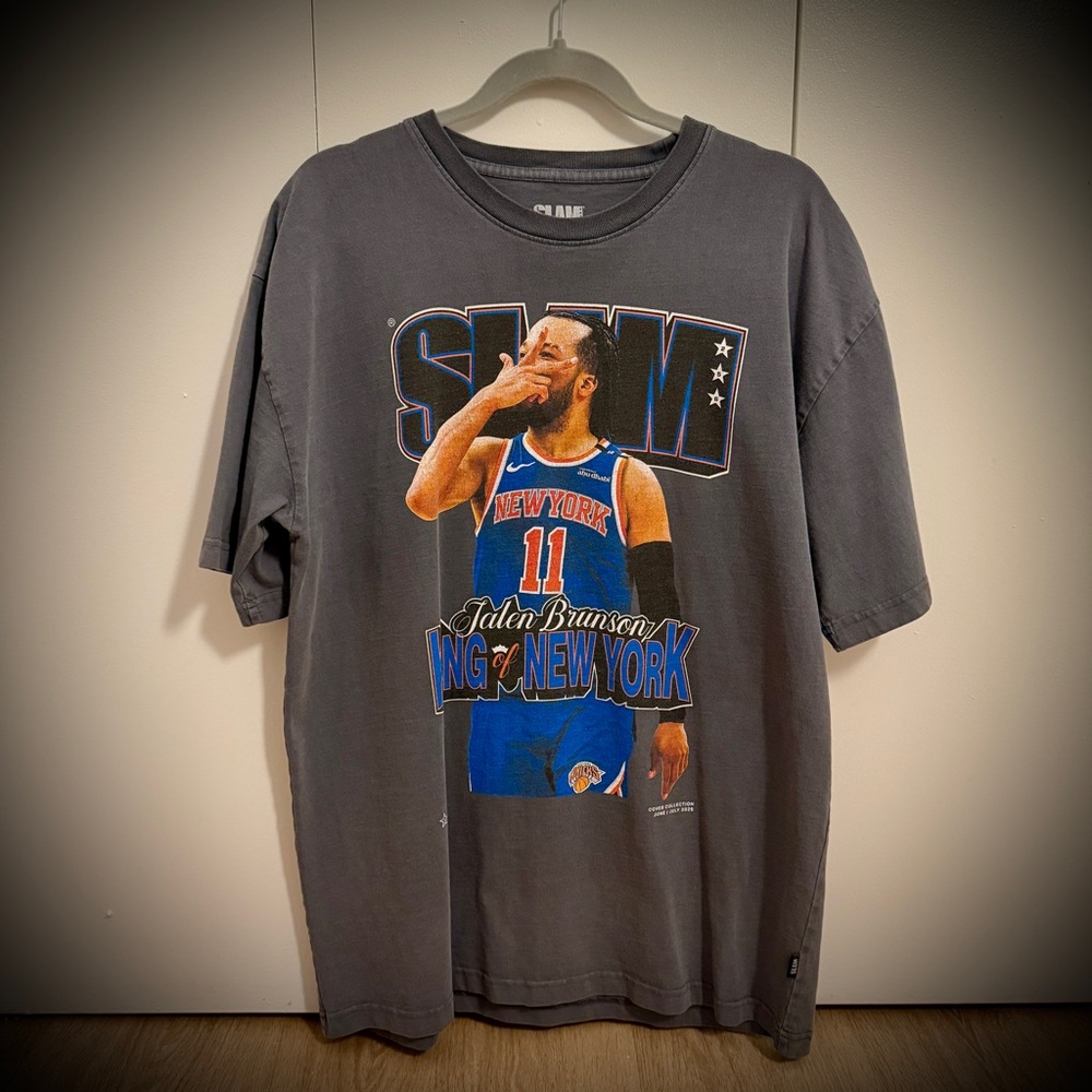 NWOT Jalen Brunson SLAM Cover Tee KONY